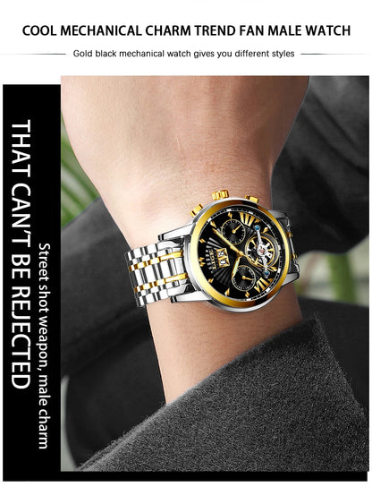 2026 LIGE Automatic Mechanical Wrist Watches For Men Top Brand Luxury Tourbillon Men Watch Fashion Business Waterproof Watch Men