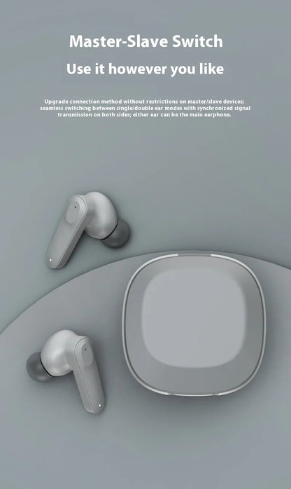 Wireless Earphones Bluetooth HD Call Headphones for Xiaomi True Stereo Sound Headset Sport Game Music In Ear Earbuds With Mic