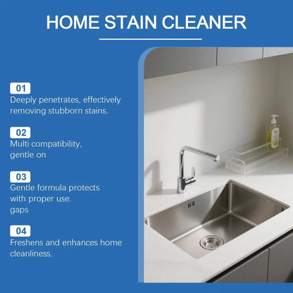 1 Set Household Stain Remover Gel Heavy Duty Washing Machine Cleaner With Brush Shower Bathroom Sink All-Purpose Cleaning Gel