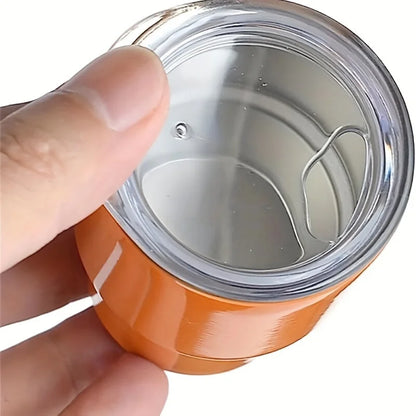 Stainless Steel Water Cup, Portable Mini Sippy Water Bottle, Suitable For Outdoor Camping, Picnic