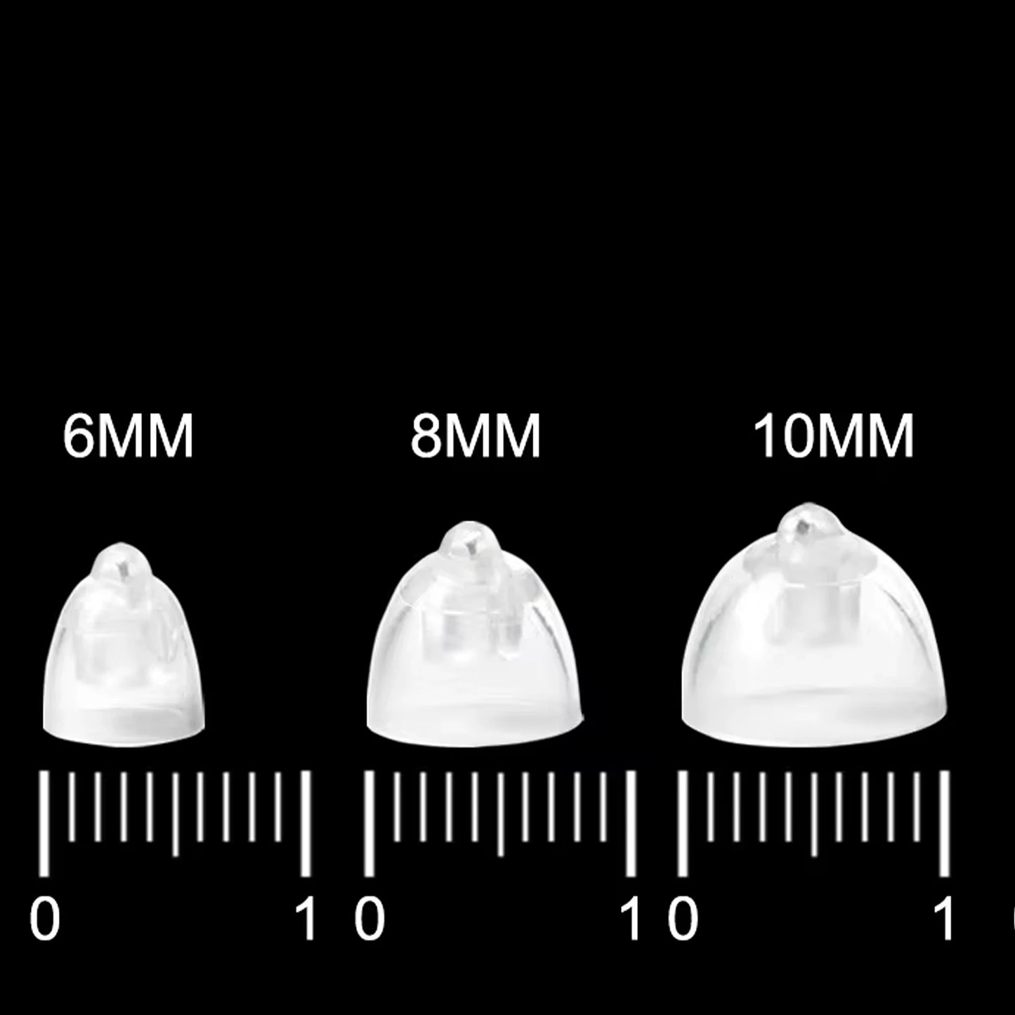 Open Vent  Hearing Aid Domes for Oticon Minifit, Ear Caps Replacements Parts Accessories Domes for Oticon Hearing Aid