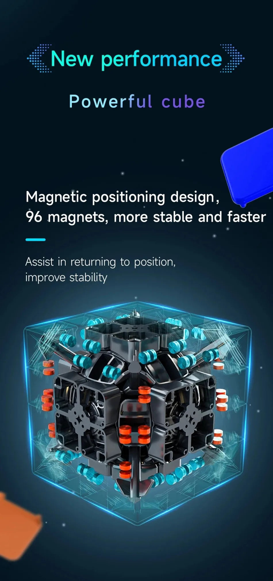 QiYi M Pro Series 2x2 3x3 4x4 Pyramid Magnetic Magic Cube Professional Speed Cubes Education Puzzle  Cubo Magico Toys Gifts