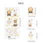 Boho Cute Cartoon Animal Elephant Lion Star Dreamy Wallpaper Stickers For Baby Girl Room Wall Decals Interior Playful Room Decor