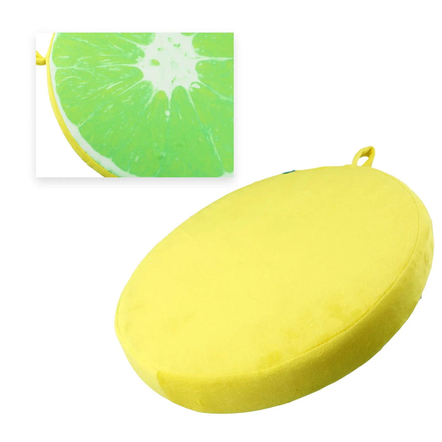 Cartoon Fruits Print Round Bar Chair Cushion Cover Anti-Slip Seat Cushion Slipcover Soft Stool Cushion Covers For Living Dining