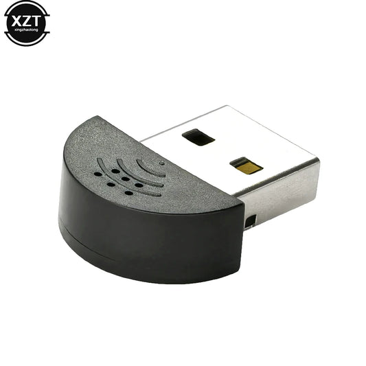 Super Mini USB 2.0 Microphone MIC Audio Adapter Portable Studio Speech MIC Driver Free for Laptop/Notebook/PC/MSN/Skype