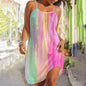 Summer 2026 New Women's Round Neck Printed Casual Sleeveless Dress