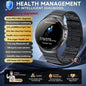 2026 New AI-Diagnosis Care Smartwatch ECG+PPG Accurate Uric Acid Blood Pressure Body Fat Five Organ Fitness Waterproof Smartwatc