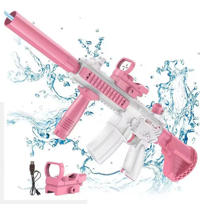 2026 Electric Automatic Submachine M416 Water Gun Summer Outdoor Beach Firing Shooting Game Water Fight Toy for Children Gifts