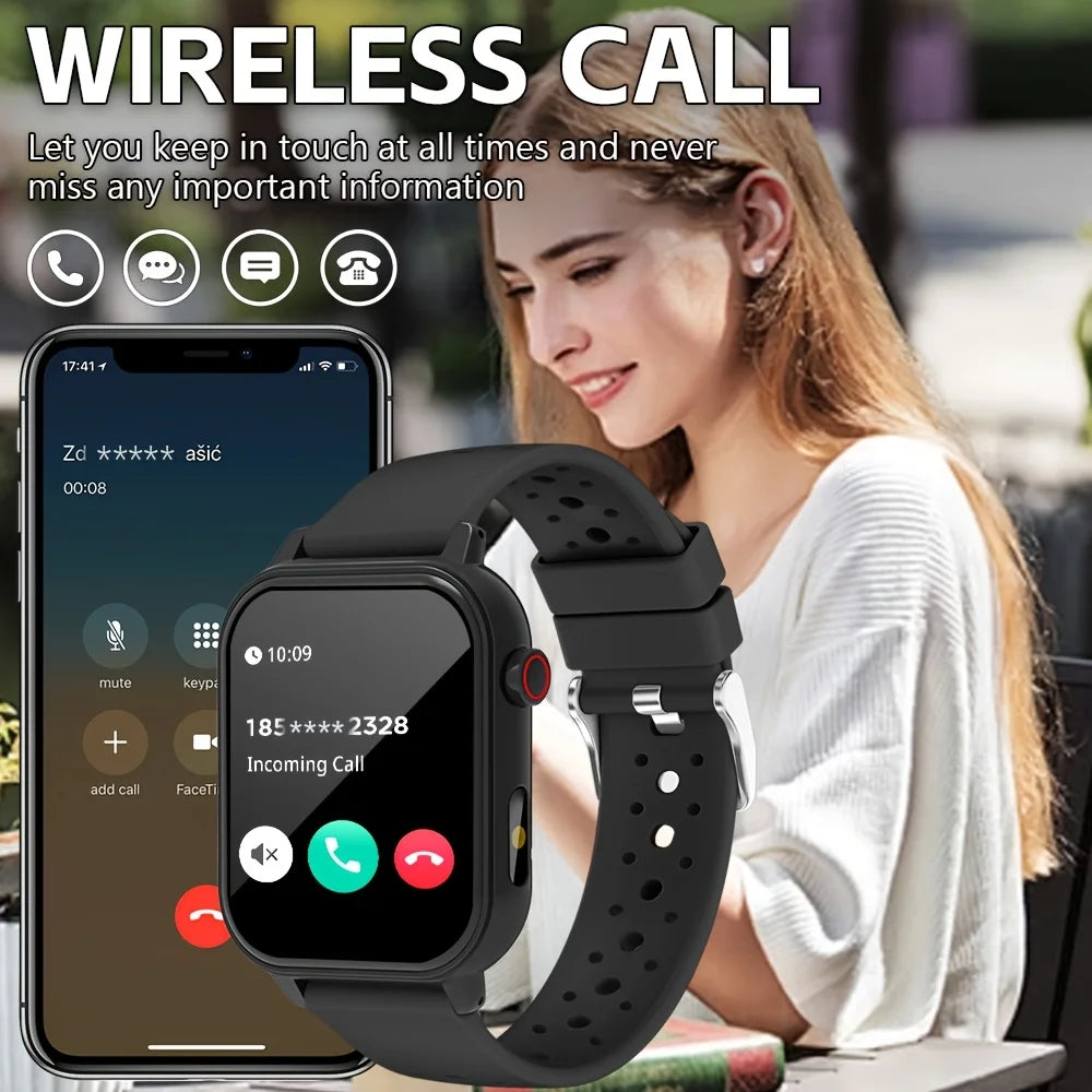 The New Smartwatch Features Call/Sms Notifications, Multiple Sports Modes, a Pedometer, And a Fitness Tracker.