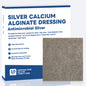 2/3/4in 5/10pcs Ag Silver Calcium Alginate Wound Dressing Pads Soft Silver Highly Absorbent Dressings for Wound Care