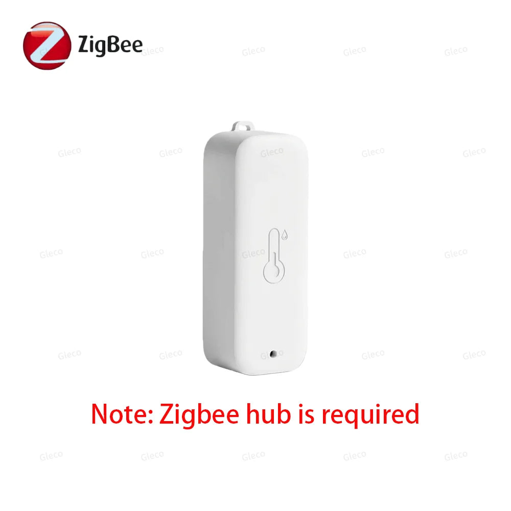 Waterproof Zigbee Smart Thermometer Hygrometer No/With Digital Display Tuya Temperature Humidity Sensor For Outdoor Greenhouse