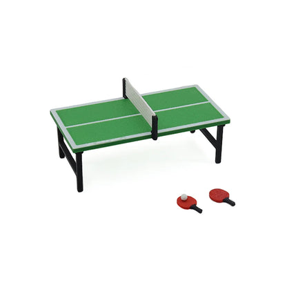 1:12 Miniature Table Tennis Racket Model Table Tennis Table Decor Accessories