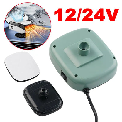 Car Winter Fast Heating 120w Electric Heated Fan Auto Windshield Defogging Heating Cooling Truck RV SUV Travel Camper Tools
