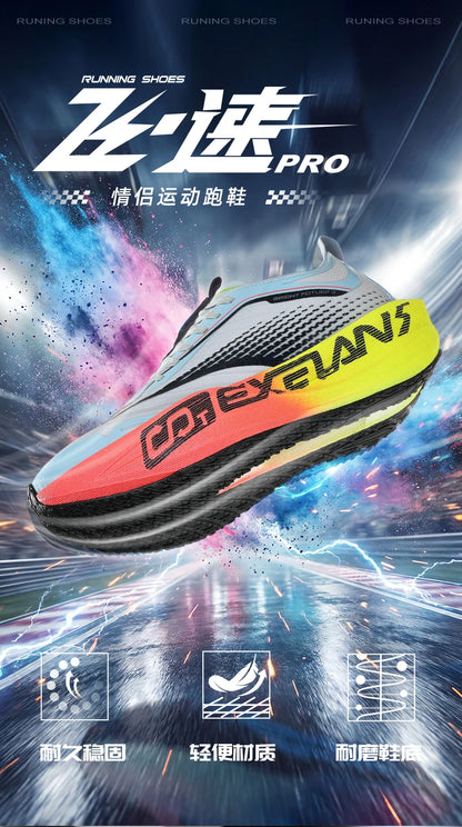 Men Running Shoes Carbon Board Marathon Speciality Sports Breathable Lightweight Women's Comfortable Athletic Sneakers