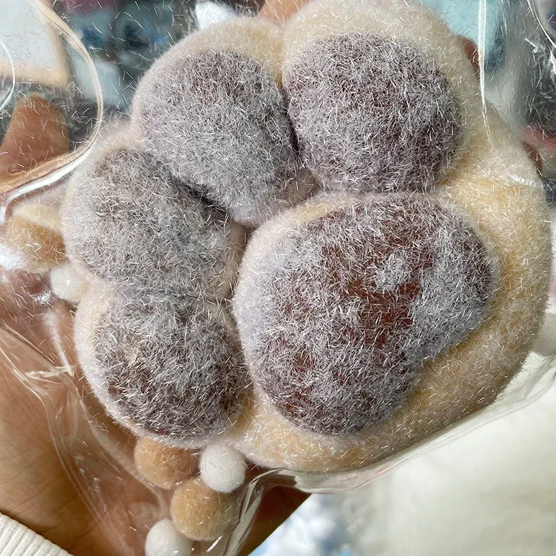 Squeeze Cat Paw Toys Cute Soft Abreact Relief Relax Toys Sticky Decompressing Pinching Cat Paw Stress Relief Squishy Toy Gift