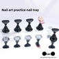 5pcs Nail Holder False Nail Tip Practice Stand Crystal Base Magnetic Holder Nail Art Display For Art Salon DIY & Practice Tools