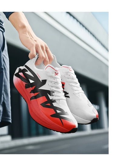 Running Shoes Man Carbon Board Marathon Sports Professional Breathable Lightweight Womens Comfortable Athletic Sneakers Antislip