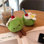 *JC Kawaii Coral Coconut Lemon Plush Toys Doll Coconut Soft Decor Guitar Plush Soothing Bedroom Companion Decor Exquisite Gifts