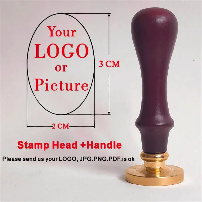 Custom Stamps Wedding Initials Stamp Wax Seals Stamps Customize Your Own Logo Gift Stamps Replaceable Handles Invitation Stamps