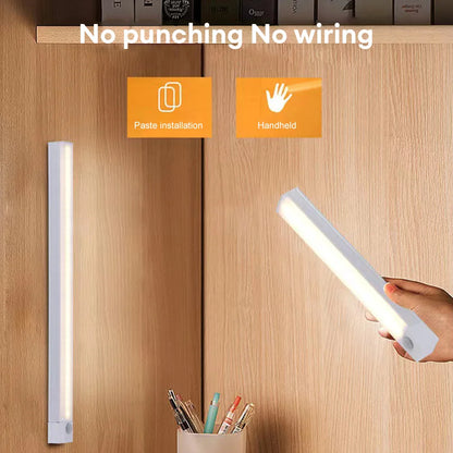 Motion Sensor Light Wireless LED Night Light USB Rechargeable Night Lamp Cabinet Wardrobe Lamp Staircase Backlight For Kitchen 1