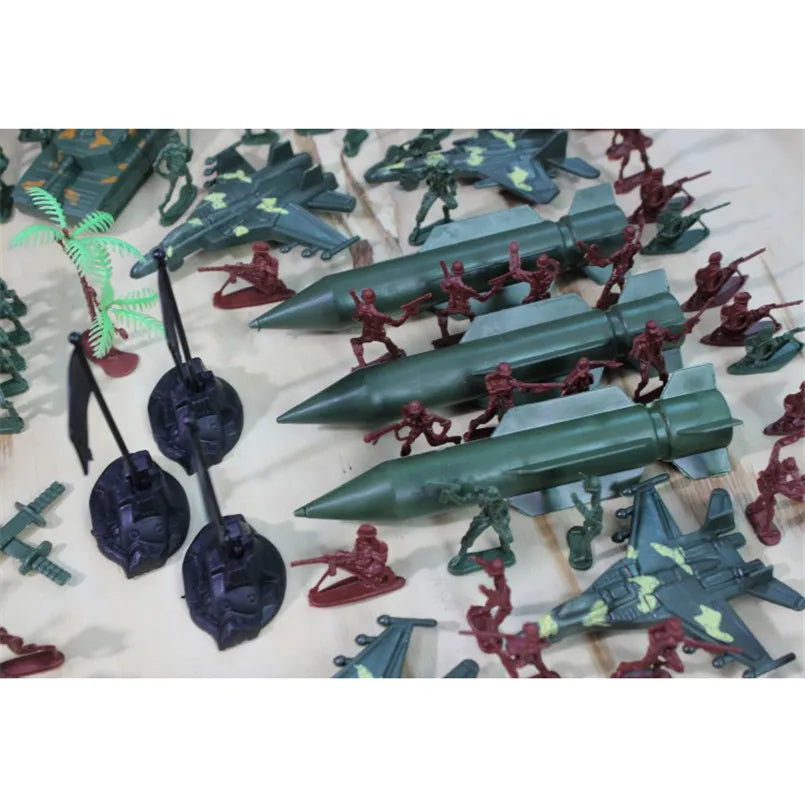 World War II Military Toy Soldier Model 307 Pieces 4cm Specially Prepared For Children Of Military Hobby Children Gift Packages