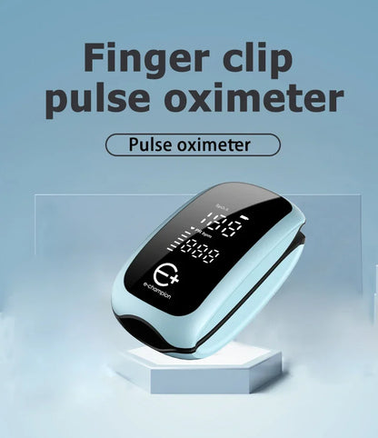 Rechargeable Medical Oximeter Strap Lanyard Fingertip Pulse Oximeter Blood Oxygen Saturation Monitor Digital LED Display Child
