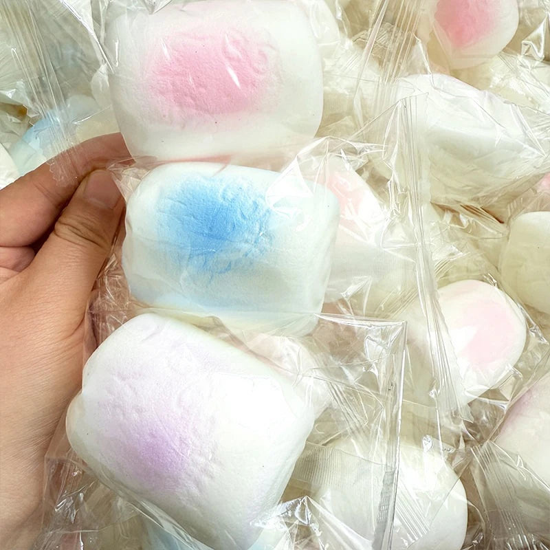 Simulation Croissant Bread Toast Squishy Fidget Slow Rebound Super Soft Cake Squeezing Office Stress Relief Relax Ornament