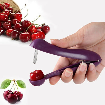 Cherry Pitter Portable Cherry Fruit Kitchen Pitter Remover Olive Corer Cherry Corer Fruit Vegetable Tools Fast Enucleate Squeeze