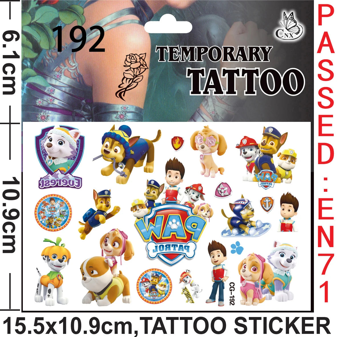 Paw Patrol Party Favors Slap Bracelet Stamps Keychains Gift Bag Stickers Birthday Party Decoration Christmas Stocking Fillers
