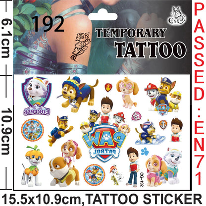 Paw Patrol Party Favors Slap Bracelet Stamps Keychains Gift Bag Stickers Birthday Party Decoration Christmas Stocking Fillers