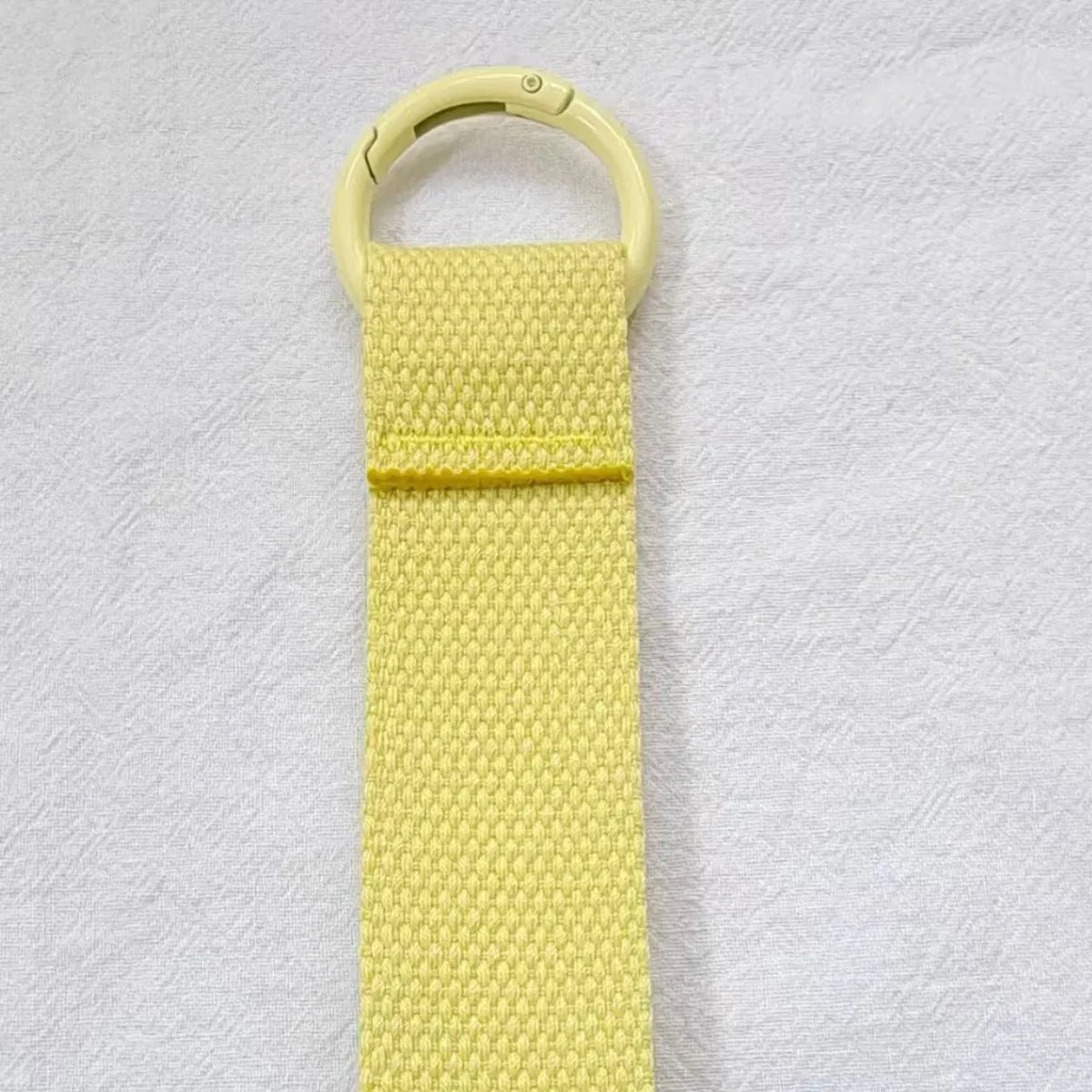 Custom LOGO Keychain Blank Canvas Strap Lanyard Backpack Floating Weave Pendant Personalize  Print Name Webbing Wholesale