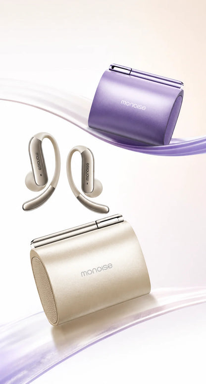 MONOISE Q13 AI Translation Earbuds Open Ear Wireless Bluetooth Headphones Real Time Translator HiFi LDAC Sport Earphones