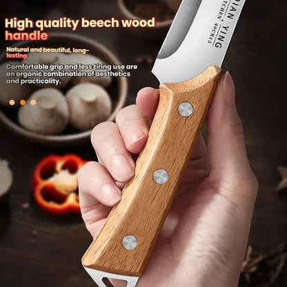 Professional boning knives and high-hardness kitchen knives are suitable for slaughtering pigs, cattle and sheep in the kitchen