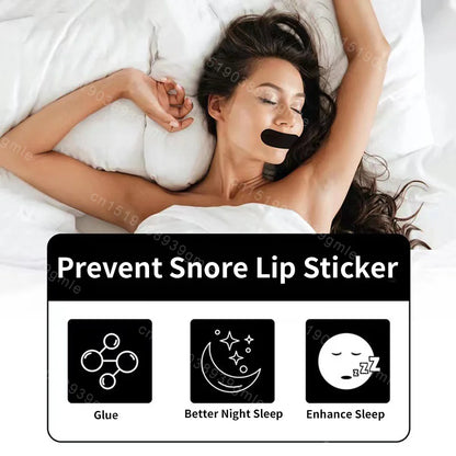 30Pcs Mouth Tape Sleeping Keep Mouth Close Prevent Snoring Sleep Strip for Home Anti Snoring Improved Sleeping Snoring Relief