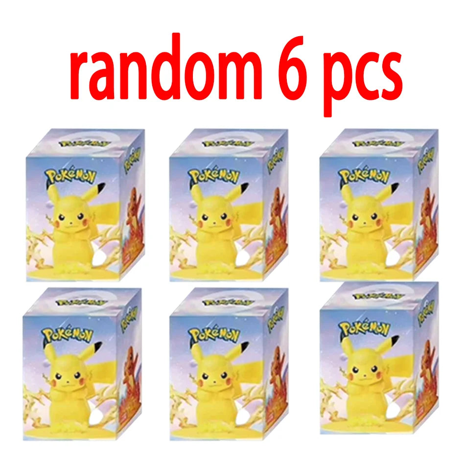 12 Pokémon Action Dolls Pikachu Blind Box Anime Models Desktop Decorations Pokémon Toys Children's Birthday Gifts