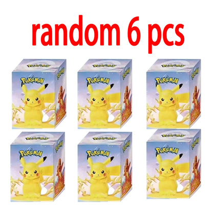 12 Pokémon Action Dolls Pikachu Blind Box Anime Models Desktop Decorations Pokémon Toys Children's Birthday Gifts