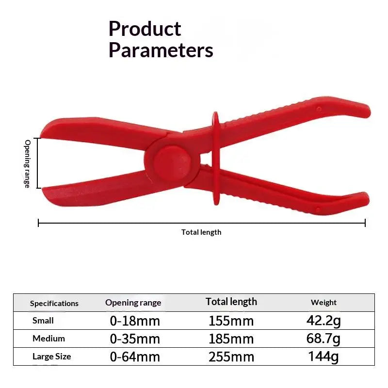 New NEW 1/3Pcs Brake Fuel Water Line Clamp Plier Hands Free Tool Nylon Hose Clamp Tool Set Car Repair Tools Hose Pliers