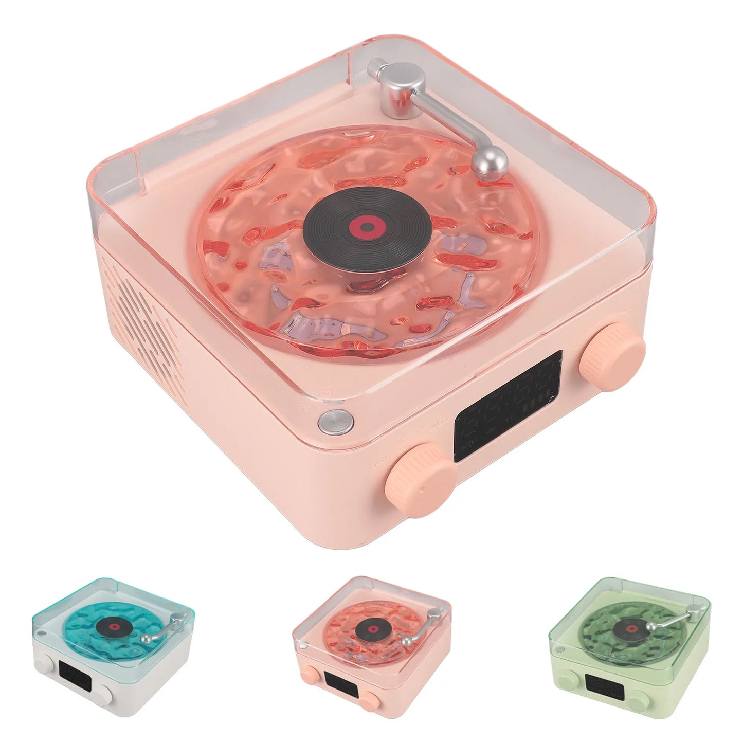 Record Player  Speaker Stereo Sound Multifunction Support Memory Card Portable Bluetooth Speaker for Living Room