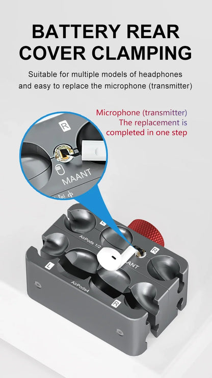 MaAnt P2 AIR Earphone Clamp for AirPods 1/2/3/4/Pro/Pro12 Earphone Chip Repair Fixed Disassembly Battery Replacement Tools