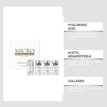 Collagen Anti-Wrinkle Essence Hydrating Firming Pore-cleaning Anti-aging Essence Set High end 20 years younger coarse pores