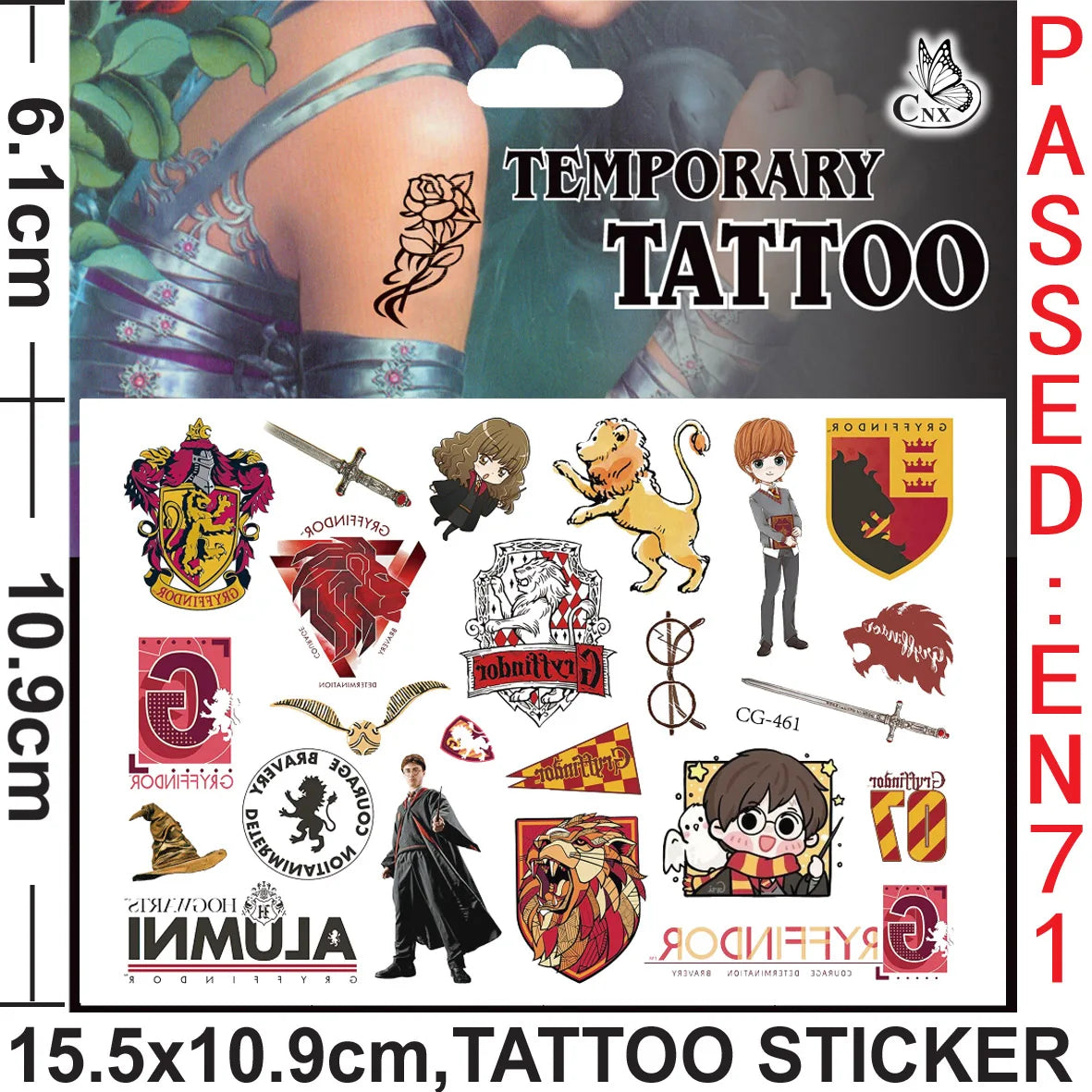 Harry Potter Theme Party Favors Gifts Bag Slap Bracelets 50pcs Stickers Keychains Birthday Souvenir Supplies Classroom Rewards