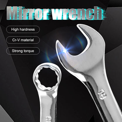 NINDEJIN 1pc open end wrench tool 5.5 6 7 8 9 10 11 12 13 14 15mm combination wrench hex spanner wrench for hex nuts