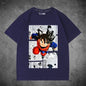 2026 Summer Dragon Ball Oversized T-shirt High Quality  Cotton Goku Manga Panel Print Unisex Retro Casual Tee for Adults Kids