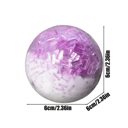 Crunchy Pressure Ball Crunchy Sand Stress Ball Soft Stress Fidget Noisy Squeeze Toy Slow Rising Stress Balls Sensory  Fidget Toy