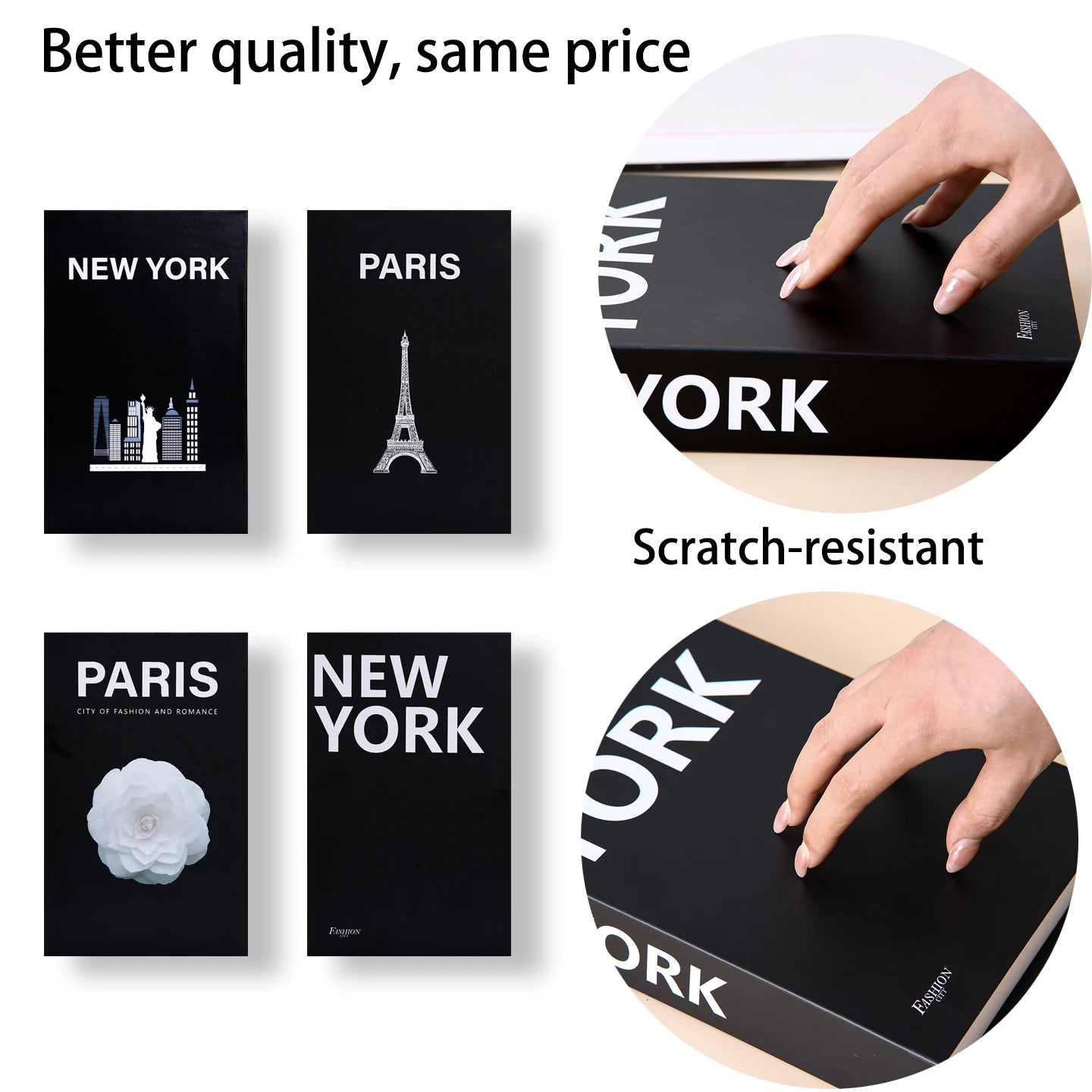 Luxury Fake Books Home Decoration Accessories for Living Room Fashion Fake Book Storage Box Simple Nordic Coffee Table Books