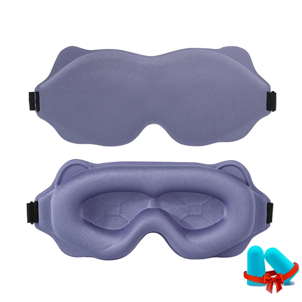 3D Sleeping Mask Block Out Light Sleep Mask For Eyes Soft Sleeping Aid Eye Mask for Travel Eyeshade Night Breathable Slaapmasker
