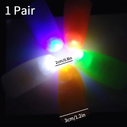 Finger Lights Magic Lights Glow in The Dark Led Finger Light Kpop Lights for Fingers Luminous Fingers Decorations