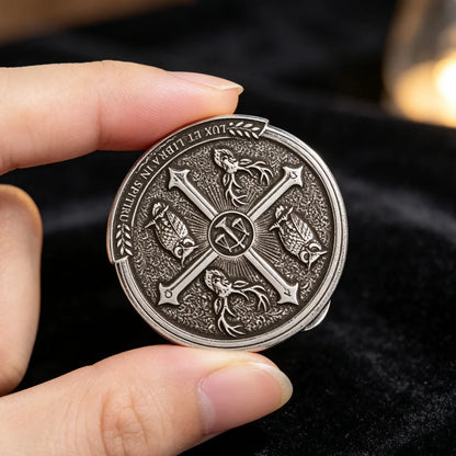 Custom Lapel Pin Laser Engraving Custom Image Logo Metal Brooch Available Personalized Souvenir Badge for Music Choir Club Gift