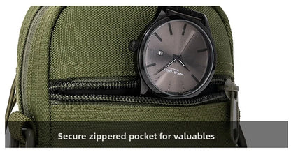 Outdoor Water Bottle Waist Bag Phone Crossbody Storage Pouch Camping Cycling Chest Bag Multifunctional Tactical Chest Bag Men's