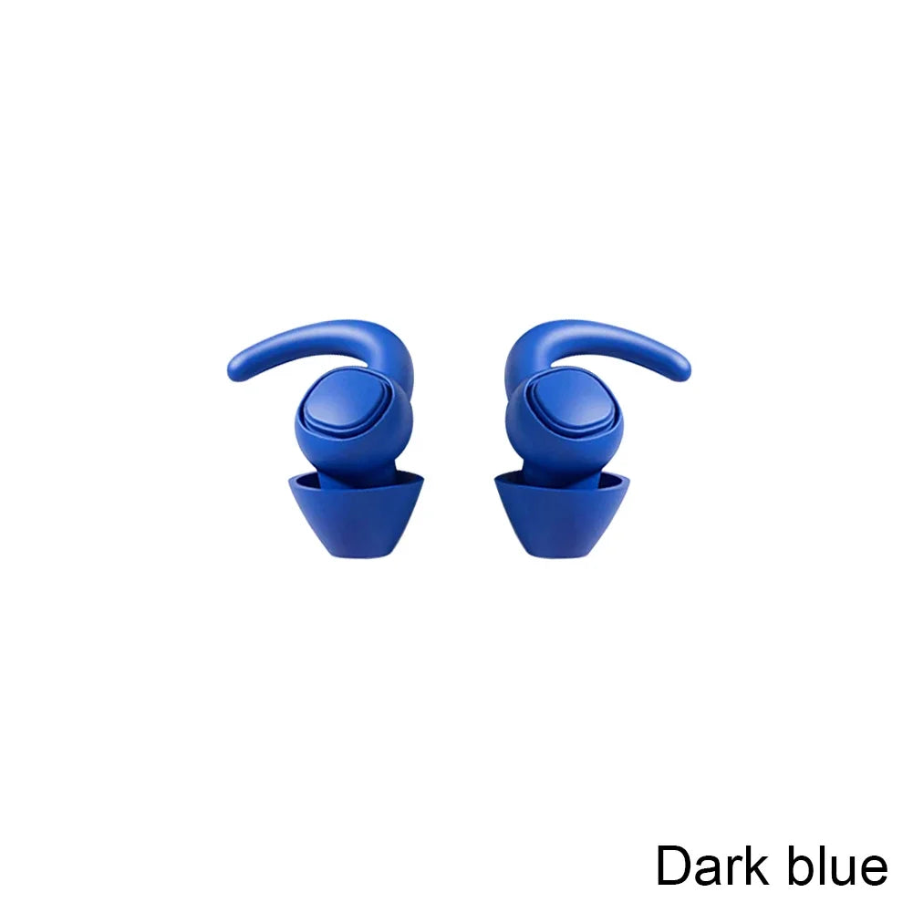 Soft Silicone Sleeping Ear Plugs Sound Insulation Ear Protection Earplugs Anti-Noise Plugs for Travel Silicone Noise Reduction